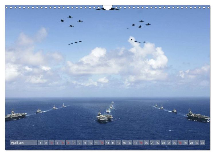 Produktbild: Streitkraft. Milit&auml;rische Impressionen (Wandkalender 2026 DIN A3 quer), CALVENDO Monatskalender