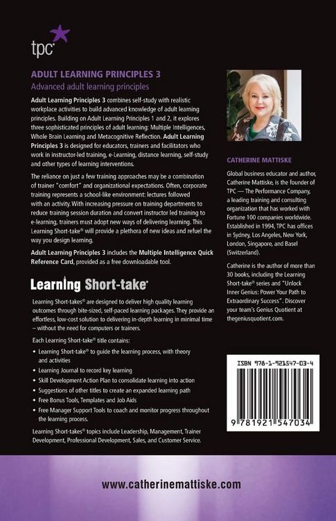 Produktbild: Adult Learning Principles 3