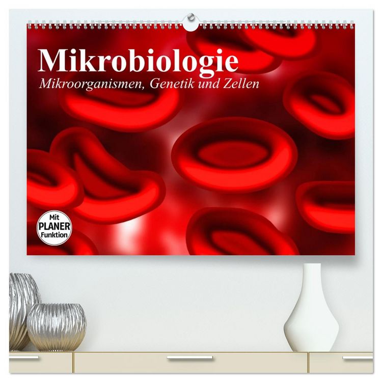 Produktbild: Mikrobiologie. Mikroorganismen, Genetik und Zellen (hochwertiger Premium Wandkalender 2026 DIN A2 quer), Kunstdruck in Hochglanz