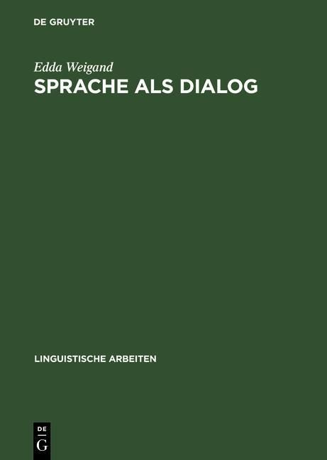 Produktbild: Sprache als Dialog