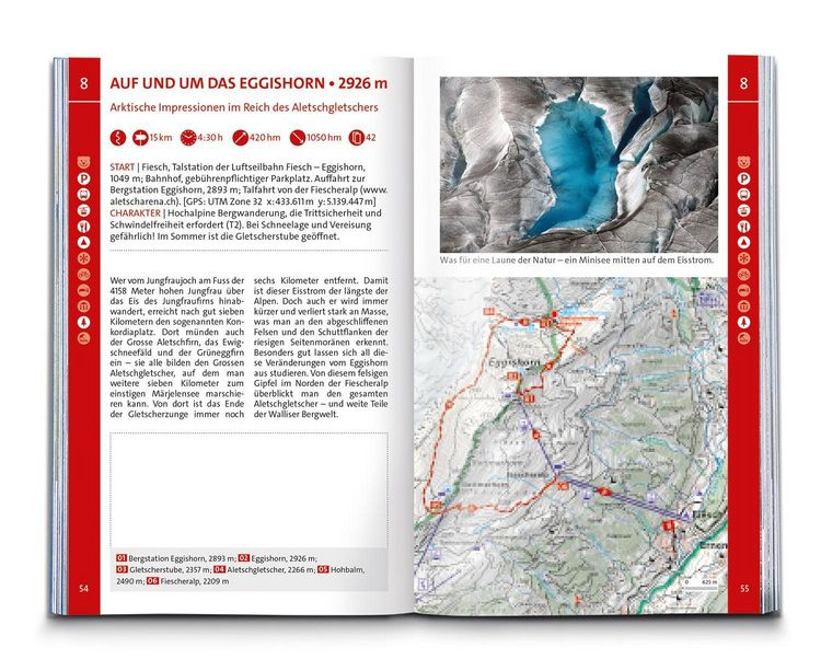 Produktbild: KOMPASS Wanderf&uuml;hrer Wallis, 80 Touren