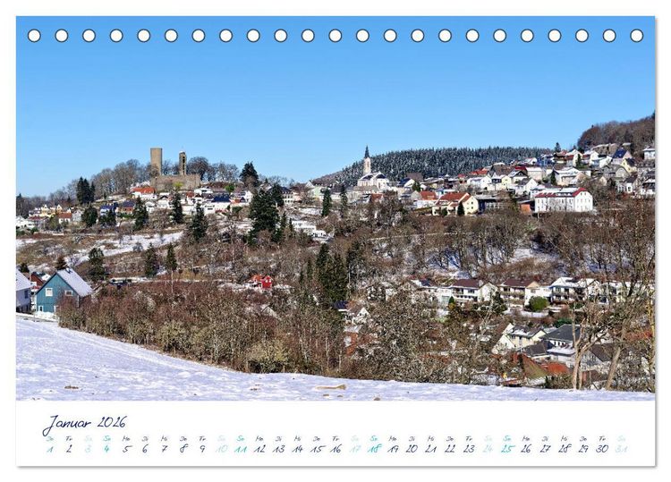 Produktbild: Taunus, deine T&uuml;rme (Tischkalender 2026 DIN A5 quer), CALVENDO Monatskalender