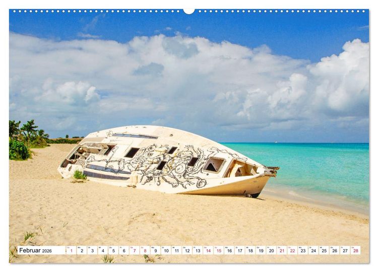 Produktbild: Karibische Momente - Eine Reise ins tropische Paradies (Wandkalender 2026 DIN A2 quer), CALVENDO Monatskalender