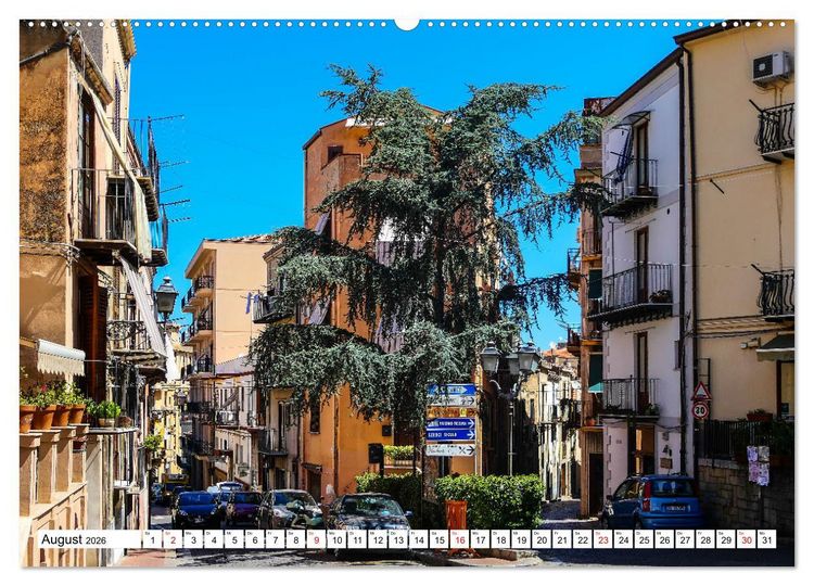 Produktbild: Sizilianische Urspr&uuml;nglichkeit Castelbuono (Wandkalender 2026 DIN A2 quer), CALVENDO Monatskalender