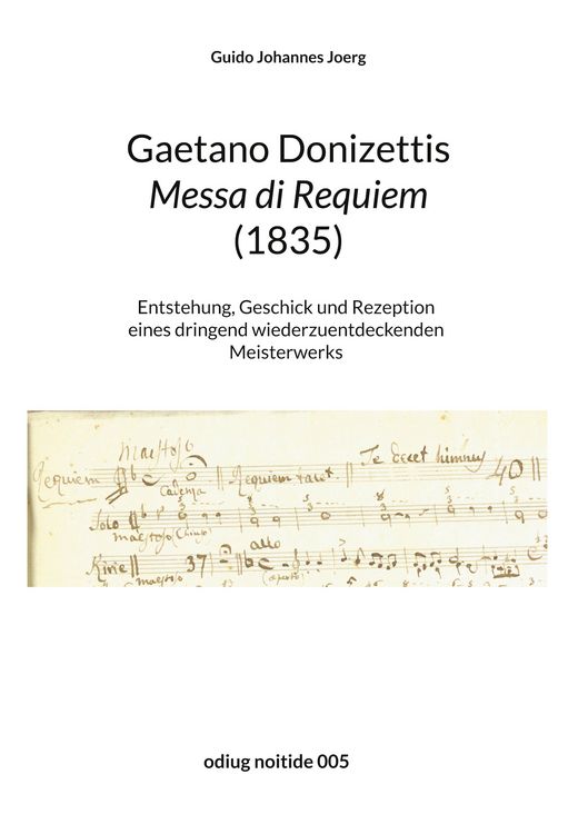 Produktbild: Gaetano Donizettis Messa di Requiem (1835)