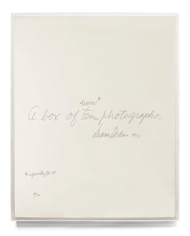 Produktbild: Diane Arbus: A Box of Ten Photographs