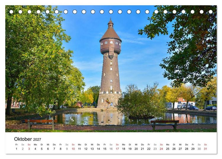Produktbild: Dithmarschen - Der Landkreis (Tischkalender 2027 DIN A5 quer), CALVENDO Monatskalender