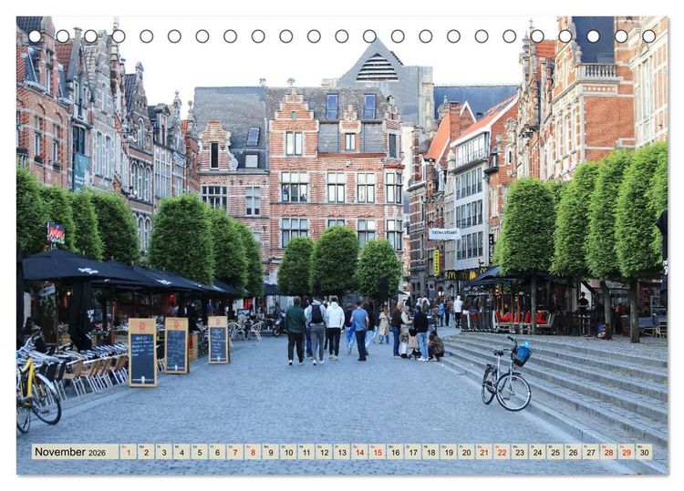 Produktbild: Bezauberndes L&ouml;wen in Belgien (Tischkalender 2026 DIN A5 quer), CALVENDO Monatskalender