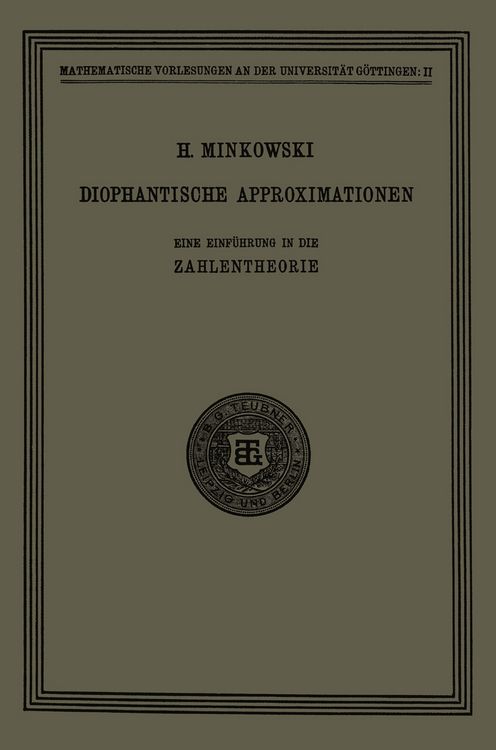 Produktbild: Diophantische Approximationen