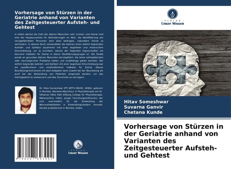 Produktbild: Vorhersage von St&uuml;rzen in der Geriatrie anhand von Varianten des Zeitgesteuerter Aufsteh- und Gehtest