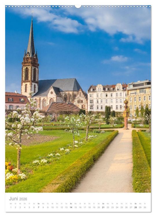 Produktbild: Meine Stadt Darmstadt (hochwertiger Premium Wandkalender 2026 DIN A2 hoch), Kunstdruck in Hochglanz