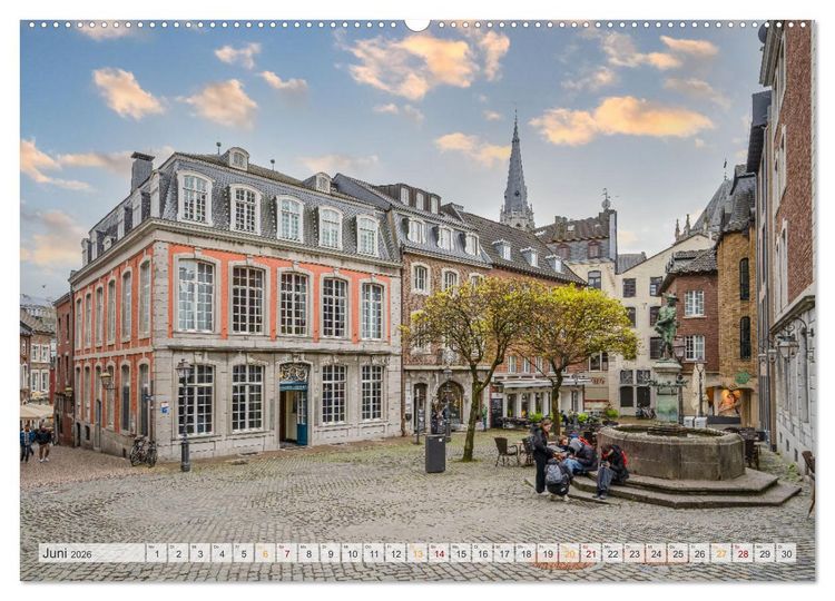 Produktbild: Aachen Impressionen (hochwertiger Premium Wandkalender 2026 DIN A2 quer), Kunstdruck in Hochglanz