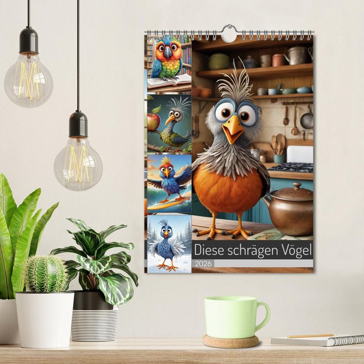Produktbild: Diese schr&auml;gen V&ouml;gel (Wandkalender 2026 DIN A4 hoch), CALVENDO Monatskalender