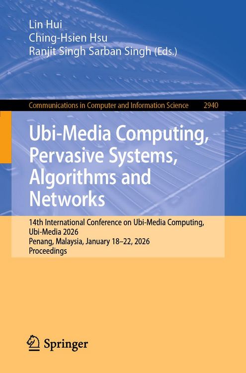 Produktbild: Ubi-Media Computing, Pervasive Systems, Algorithms and Networks