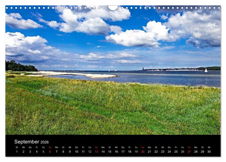 Produktbild: Malerische Kieler F&ouml;rde (Wandkalender 2026 DIN A3 quer), CALVENDO Monatskalender