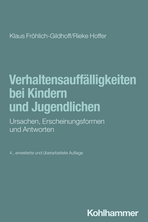Produktbild: Verhaltensauff&auml;lligkeiten bei Kindern und Jugendlichen