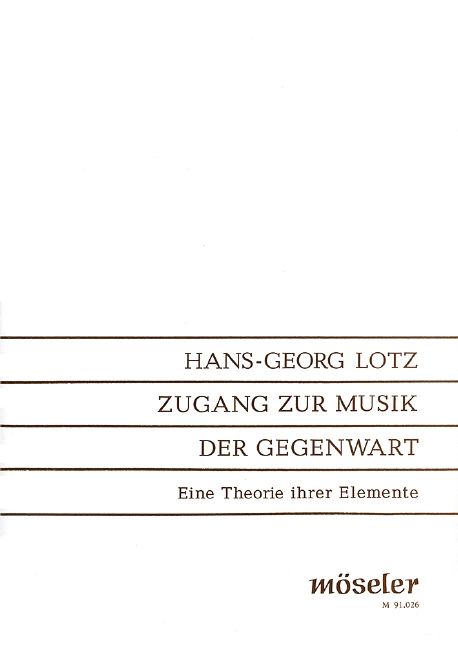 Produktbild: Zugang zur Musik der Gegenwart