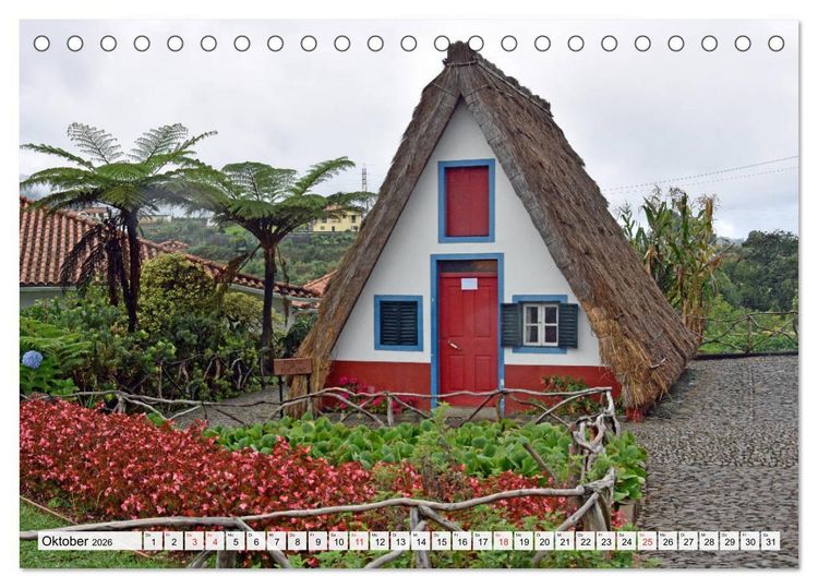 Produktbild: MADEIRA, Trauminsel im Atlantik (Tischkalender 2026 DIN A5 quer), CALVENDO Monatskalender