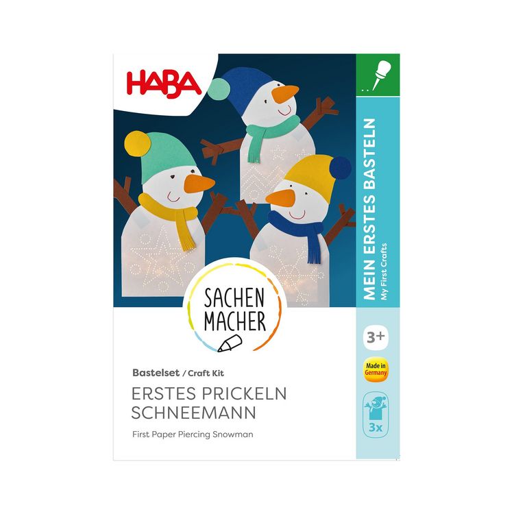 Produktbild: Bastelset - Erstes Prickeln Schneemann