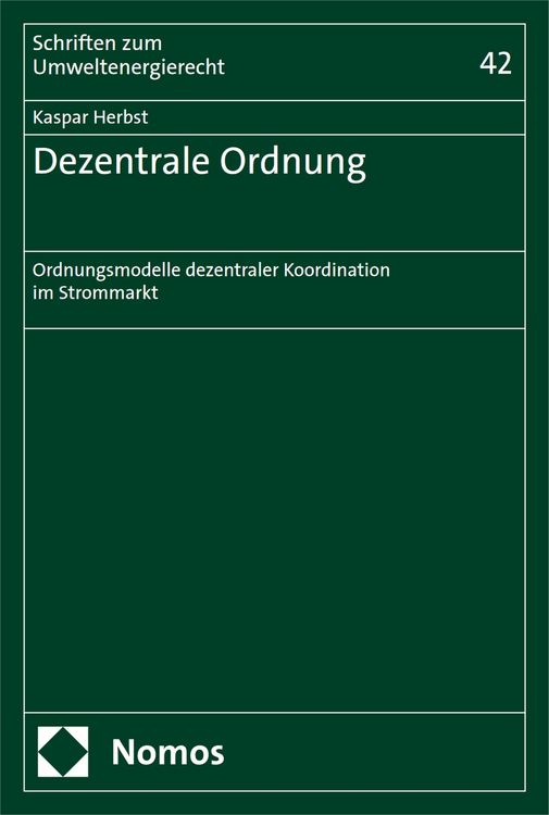 Produktbild: Dezentrale Ordnung