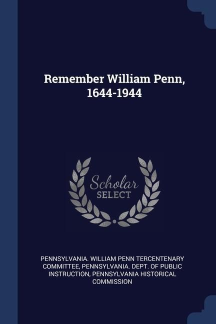 Produktbild: Remember William Penn, 1644-1944