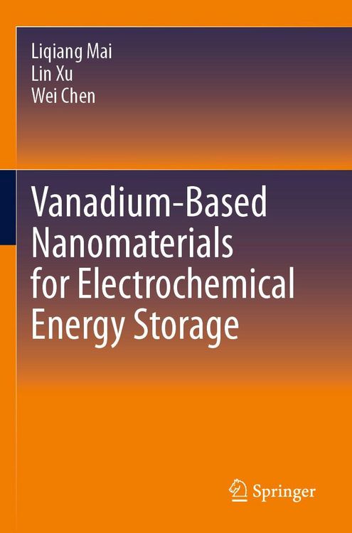 Produktbild: Vanadium-Based Nanomaterials for Electrochemical Energy Storage
