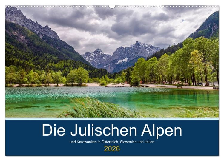 Produktbild: Die Julischen Alpen (Wandkalender 2026 DIN A2 quer), CALVENDO Monatskalender