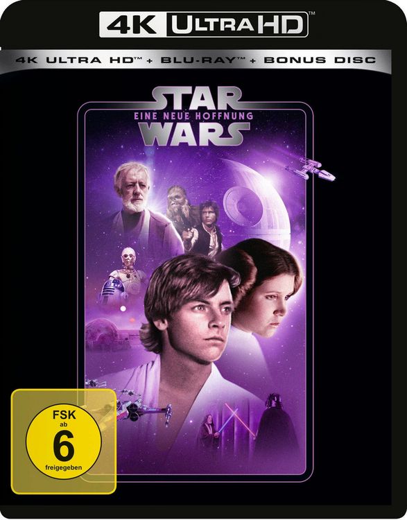 Produktbild: Star Wars - Eine neue Hoffnung (4K Ultra HD) (+ Blu-ray 2D) (+ Bonus-Blu-ray)