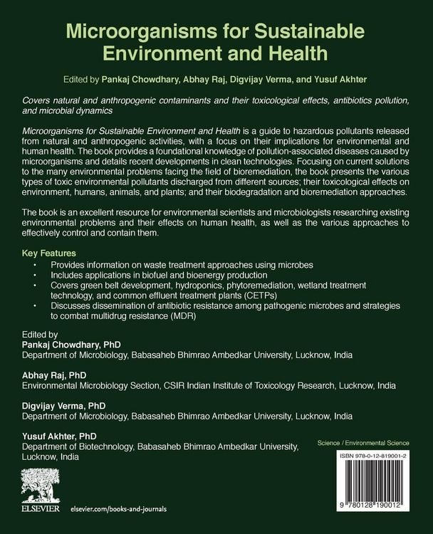 Produktbild: Microorganisms for Sustainable Environment and Health