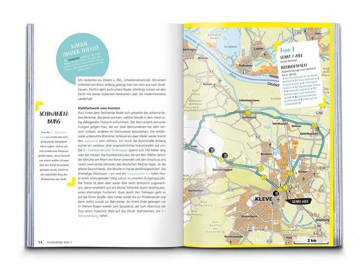 Produktbild: KOMPASS Radvergn&uuml;gen Ruhrgebiet, Niederrhein & M&uuml;nsterland mit Bahn und Bike