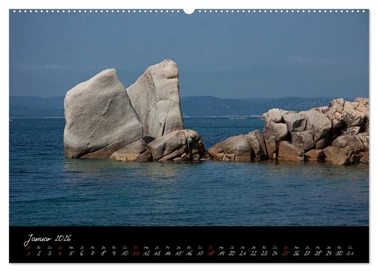 Produktbild: Der Norden Sardiniens (hochwertiger Premium Wandkalender 2026 DIN A2 quer), Kunstdruck in Hochglanz