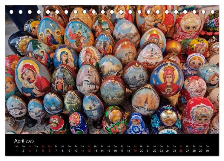 Produktbild: Moskau (Tischkalender 2026 DIN A5 quer), CALVENDO Monatskalender