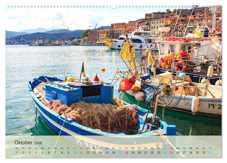 Produktbild: Elba - die Insel im Mittelmeer (Wandkalender 2026 DIN A2 quer), CALVENDO Monatskalender