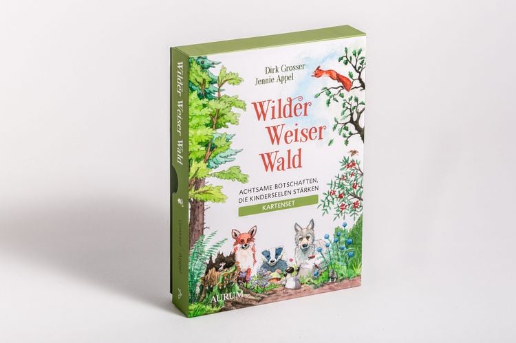 Produktbild: Wilder Weiser Wald. Achtsame Botschaften, die Kinderseelen st&auml;rken. Kartenset