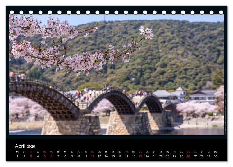 Produktbild: Japan (Tischkalender 2026 DIN A5 quer), CALVENDO Monatskalender