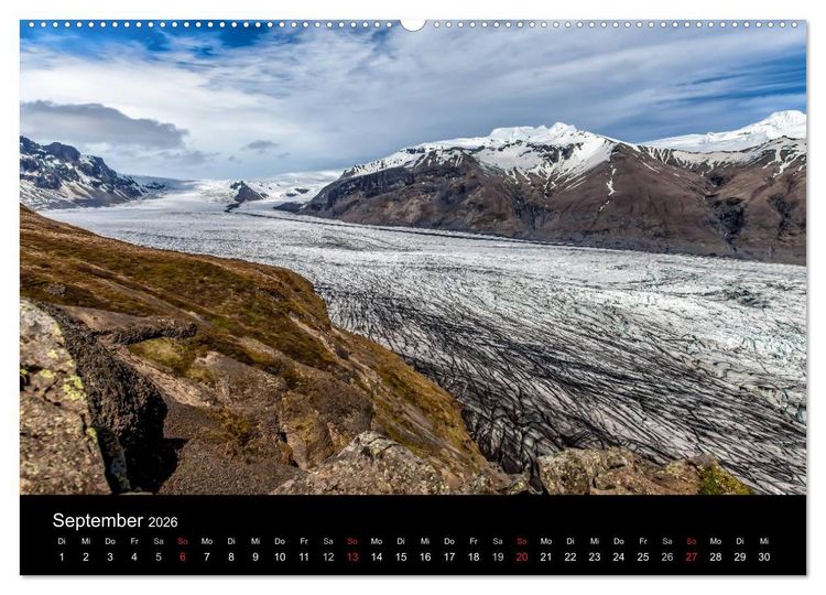 Produktbild: Island &ndash; Wunder aus Wasser (Wandkalender 2026 DIN A2 quer), CALVENDO Monatskalender