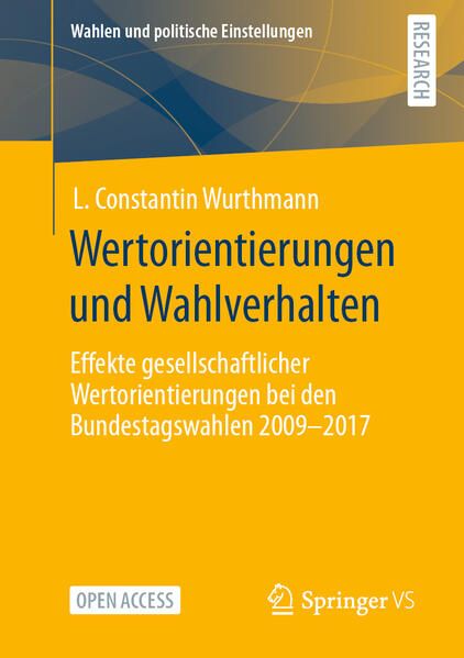 Produktbild: Wertorientierungen und Wahlverhalten