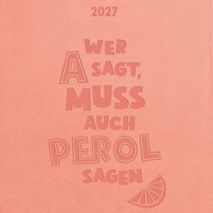 Produktbild: Terminplaner Lederlook 2027 Peach