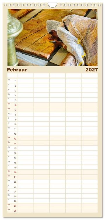 Produktbild: Familienplaner 2027 - Grabeskirche in Jerusalem mit 5 Spalten (Wandkalender, 21 x 45 cm) CALVENDO