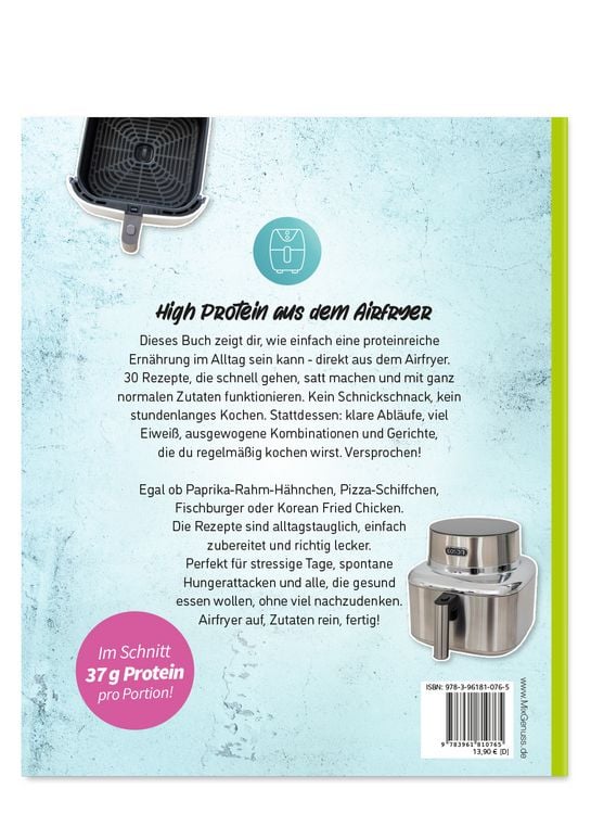 Produktbild: High Protein Fast Food aus dem Airfryer