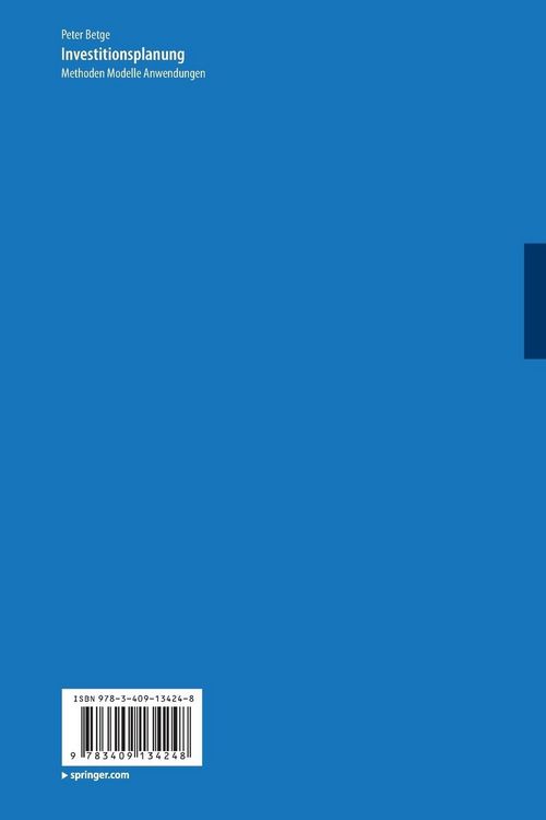 Produktbild: Investitionsplanung