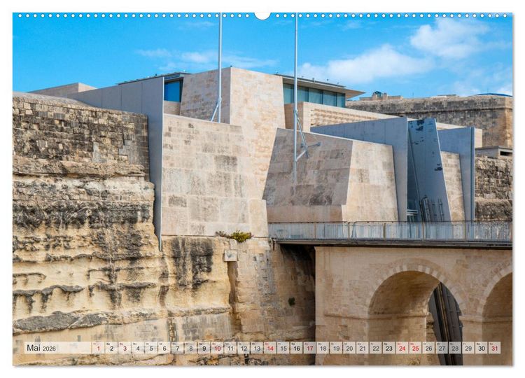 Produktbild: Malta - Wo Geschichte lebendig ist (Wandkalender 2026 DIN A2 quer), CALVENDO Monatskalender