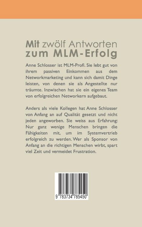 Produktbild: Mit zw&ouml;lf Antworten zum MLM-Erfolg