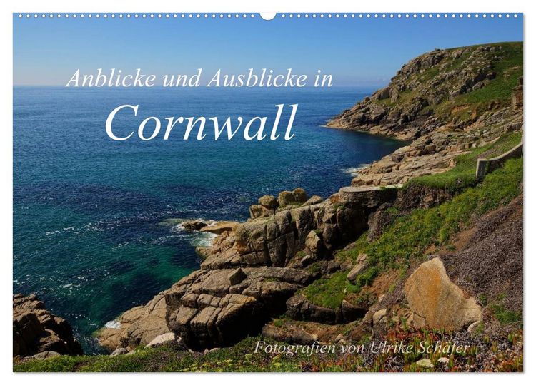 Produktbild: Anblicke und Ausblicke in Cornwall (Wandkalender 2026 DIN A2 quer), CALVENDO Monatskalender