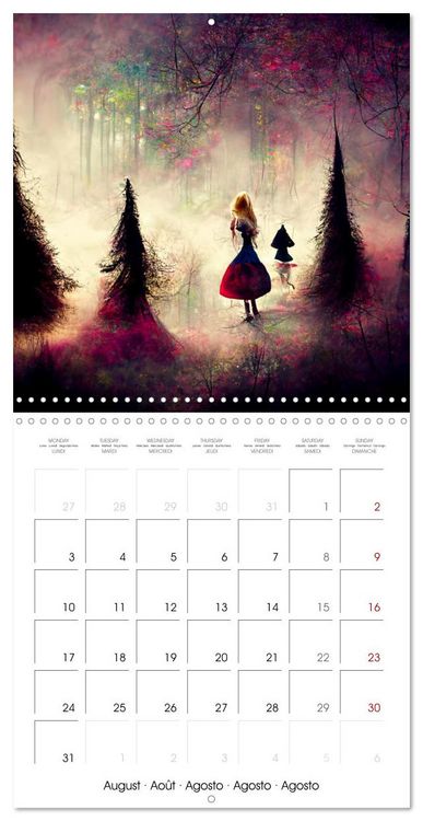 Produktbild: Alice's magic road (Wall Calendar 2026 12 &times; 12 Inch) CALVENDO 12 Month Wall Calendar
