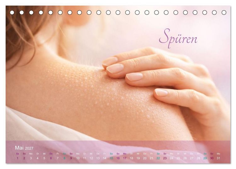 Produktbild: Sinnesmomente - Eine Reise durch die Wahrnehmung (Tischkalender 2027 DIN A5 quer), CALVENDO Monatskalender