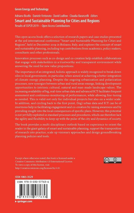 Produktbild: Smart and Sustainable Planning for Cities and Regions