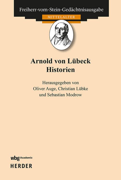 Produktbild: Arnold von L&uuml;beck: Historien