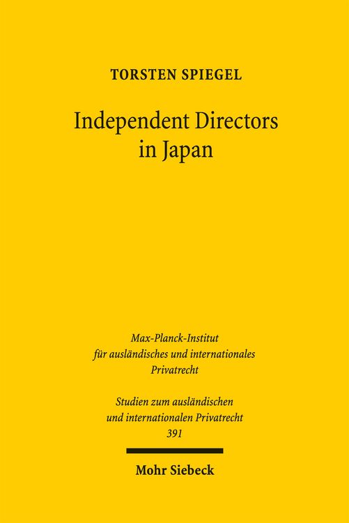Produktbild: Independent Directors in Japan