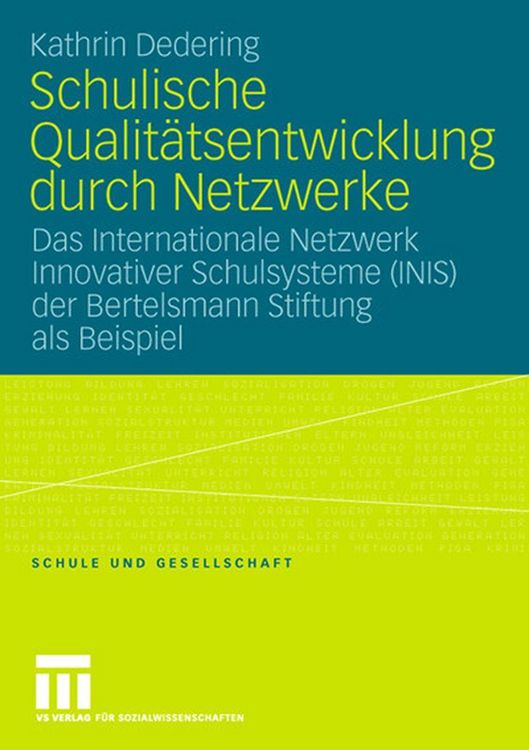 Produktbild: Schulische Qualit&auml;tsentwicklung durch Netzwerke